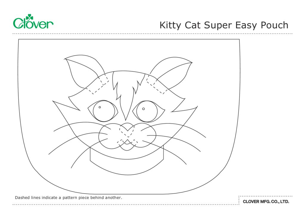 Kitty Cat Super Easy Pouch – Home