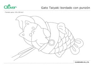 Taiyaki-Cat-Punch-Embroidery_template_esのサムネイル