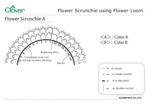 Flower_Scrunchie_using_Flower_Loom_template_enのサムネイル